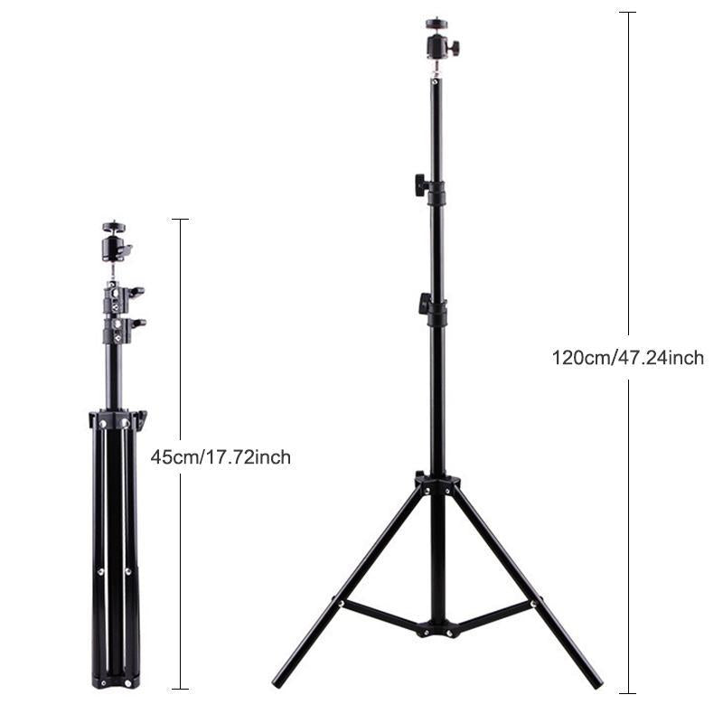 Portable Projector Stand, Retractable Projector Bracket, Floor Stand for Projector, Black Camera Accessories for Home & Office