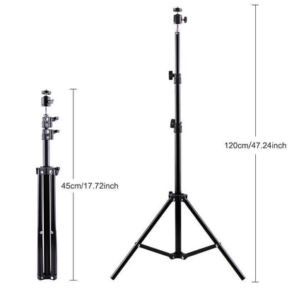 Portable Projector Stand, Retractable Projector Bracket, Floor Stand for Projector, Black Camera Accessories for Home & Office